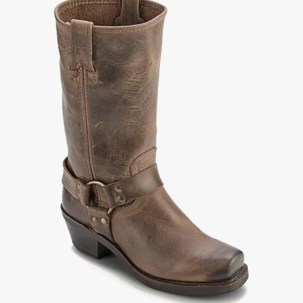 Frye Brown Leather Women's Combat Boots PERFECT CONDITION